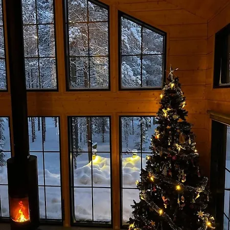 Snow&pine Log Levi With Sauna & Hot Tub *