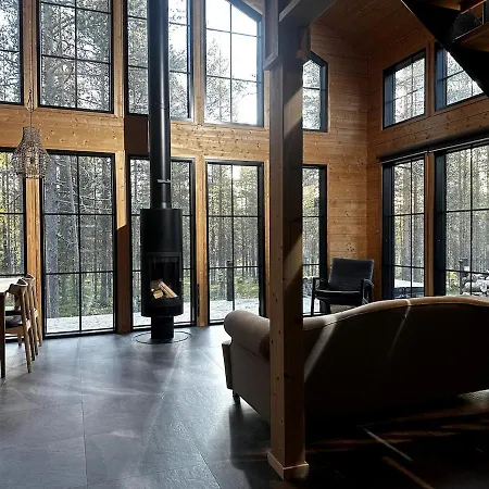Ferienhaus Snow&pine Log Levi With Sauna & Hot Tub *